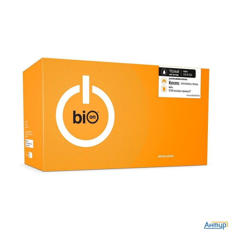 Bion Tk-3150 Картридж для Kyocera Ecosys M3040idn/m3540idn (14500  стр.), Черный, с чипом