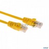 Патч-корд U/utp, Cat 5e, Rj45-rj45, 26awg, Zh нг(А)-hf, желтый, 3м  Rexant