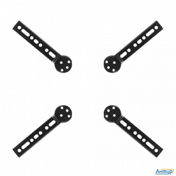 Kromax Adapter-400 Black,  Кр. стал. наст. для Tv 20"-65", Max 40 кг, Max Vesa 400x400 мм.