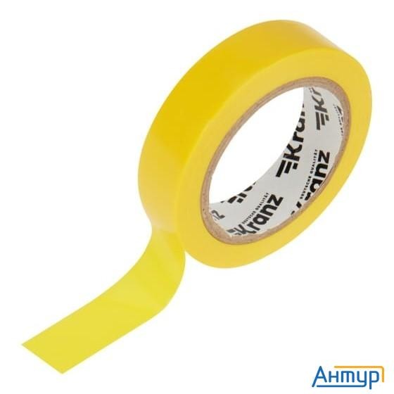 Rexant Kr-09-2002 Изолента ПВХ 0,13х15 мм, 10 м, желтая Kranz