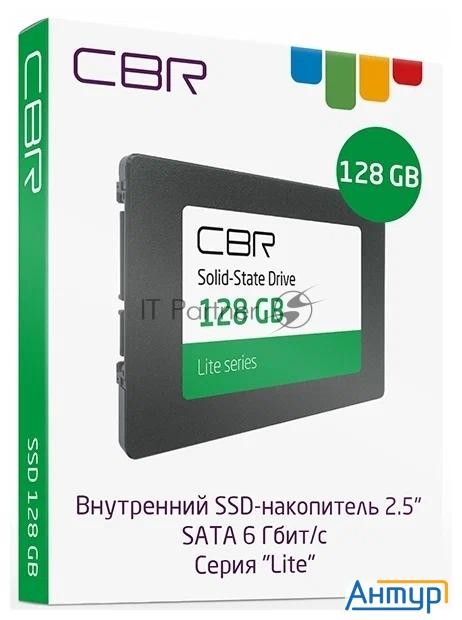 Cbr Ssd-128gb-2.5-lt22, Внутренний Ssd-накопитель, серия "lite", 128 Gb, 2.5", Sata Iii 6 Gbit/s, Sm