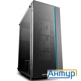 Deepcool Matrexx 55 Atx, Black, Led Strip (front), Стекл. фронтальная и боковая панели, Без БП