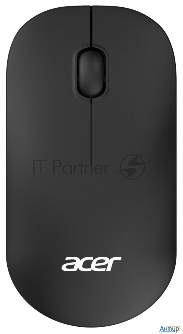 Мышь беспроводная Acer Omr130 черный, 1200 Dpi, радиоканал, Usb, кнопки - 3