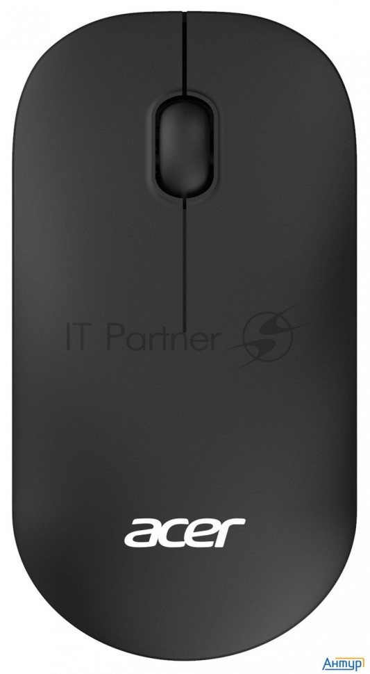 Мышь беспроводная Acer Omr130 черный, 1200 Dpi, радиоканал, Usb, кнопки - 3
