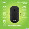 Мышь беспроводная Acer Omr130 черный, 1200 Dpi, радиоканал, Usb, кнопки - 3