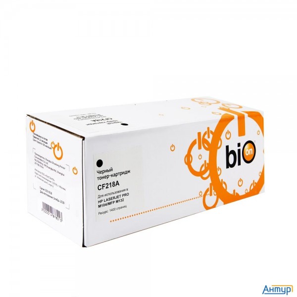 Cf218a Bion Тонер-картридж для Hp Laserjet Pro M104/mfp M132, 1400 страниц ,   с чипом