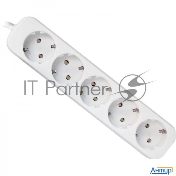 Удлинитель Defender E530 белый 3.0 м, 5 розеток
