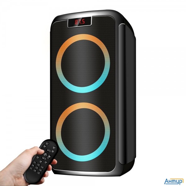 Ginzzu Gm-202, Акустическая система Midi, Rgb/bt/usb/sd/fm/ДУ