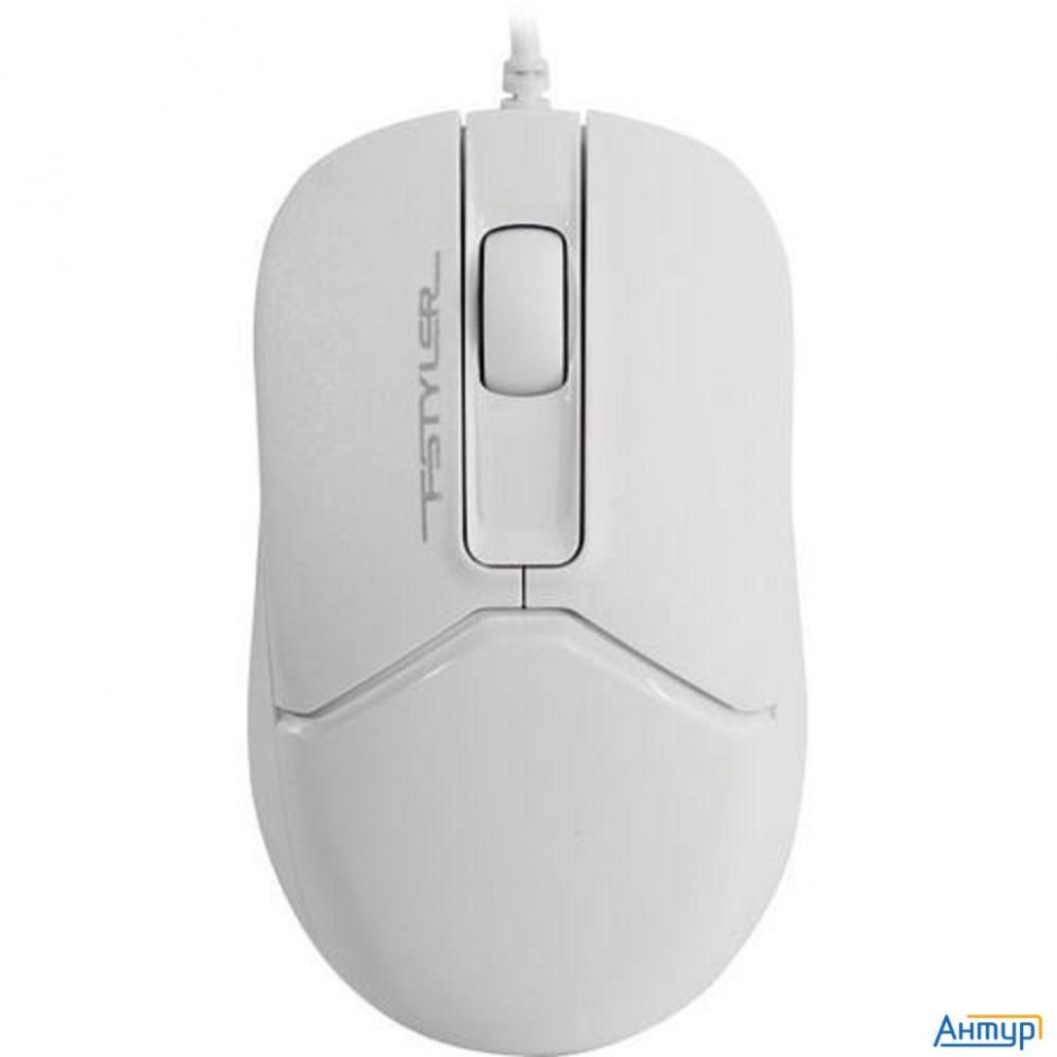 Мышь A4tech Fstyler Fm12 White белый оптическая (1200dpi) Usb (3but)
