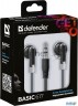 Наушники вставки Defender Basic 617 черный Defender Наушники вставки Basic 617 черный