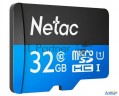 Флеш карта Microsdhc 32gb Netac P500 <nt02p500stn-032g-s>  (без Sd адаптера) 80mb/s