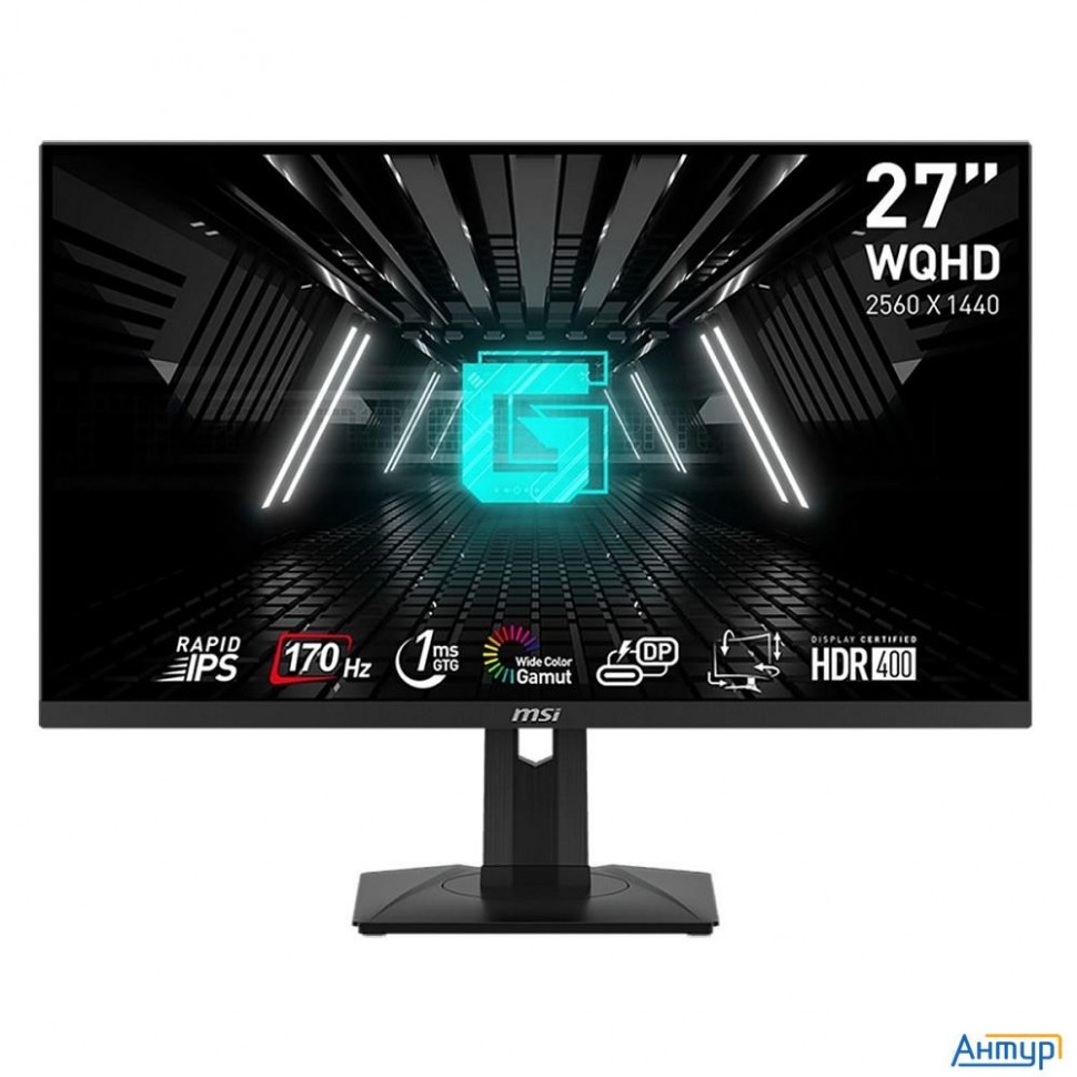 Msi Optix 27" G274qpf E2 {ips 2560x1440 180hz 1ms 10bit(8bit+frc) 178/178 400cd 1000:1 2xhdmi2.0 Dis