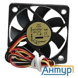 Gembird Вентилятор 50x50x10, подшипник, 3pin, провод 25 см [d50bm-12as]