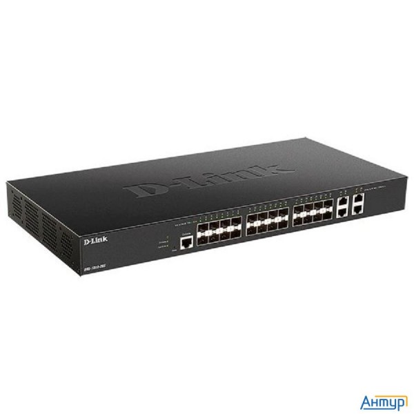 D-link Dxs-1210-28s/a1a Proj Настраиваемый L2+ коммутатор с 24 портами 10gbase-x Sfp+ и 4 портами 10
