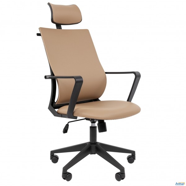Офисное кресло Chairman 545 Россия экокожа коричневый (7198887)