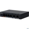 Коммутатор Dahua Dh-pfs3006-4gt-60 4x100mb неуправляемый