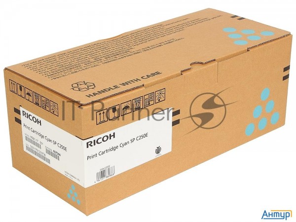 Тонер-картридж Ricoh, тип Spc250e голубой для Sp C250dn/c250sf 1600 отп.