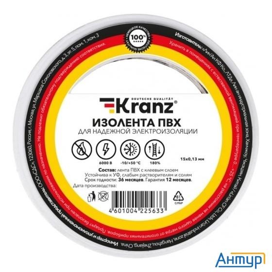 Rexant Kr-09-2601 Изолента ПВХ 0,13х15 мм, 20 м, белая Kranz