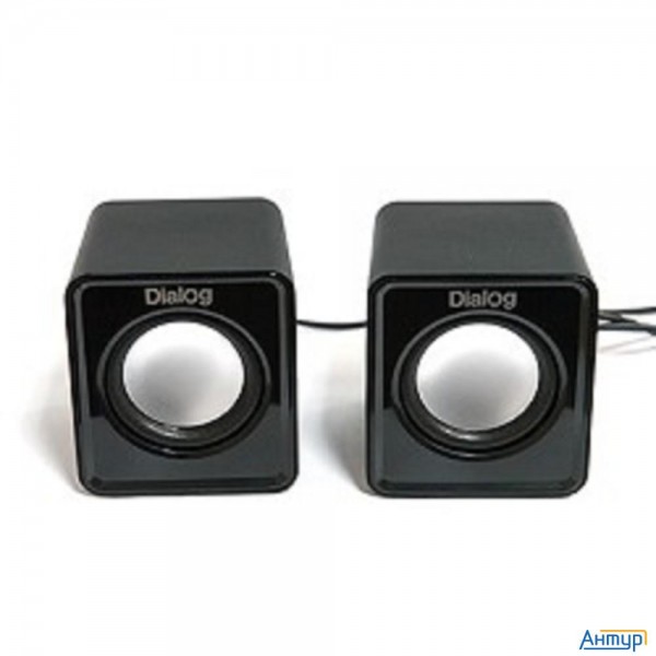 Dialog Colibri Ac-02up Black {акустические колонки 2.0, 5w Rms, питание от Usb}