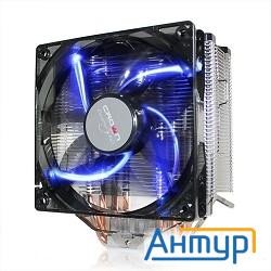 Crown Кулер для процессора Cm-5 (Для Intel и Amd,tdp до 187 Ватт,5шт. теплопроводных трубок,Синяя св
