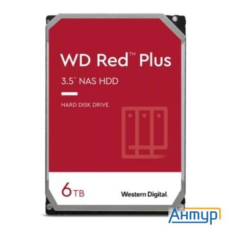 6tb Wd Nas Red Plus (wd60efpx) {serial Ata Iii, 5400- Rpm, 256mb, 3.5"}
