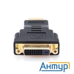 Переходник Hdmi-dvi Gembird , 19m/25f, золотые разъемы, пакет(a-hdmi-dvi-3)