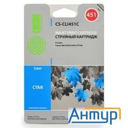 Cli-451c Cactus Картридж струйный Cs-cli451c голубой для Canon Mg 6340/5440/ip7240 (9,8ml)