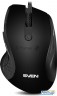Мышь Sven Rx-113  (5+1кл. 800-2000dpi,  Soft Touch, каб. 1,5м, блист.) Usb чёрная Мышь Sven Rx-113