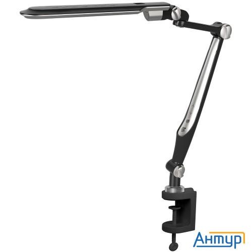 Camelion Kd-830  C02 черн Led (Свет-к наст.,10 Вт,230В, на струбц.,600 лм,сенс.рег.ярк и цвет.темп.)