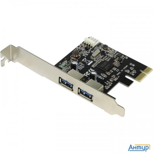 Espada Контроллер Pci-e, Usb3.0  2внеш. Порта, модель Eu30a, Oem (41668)