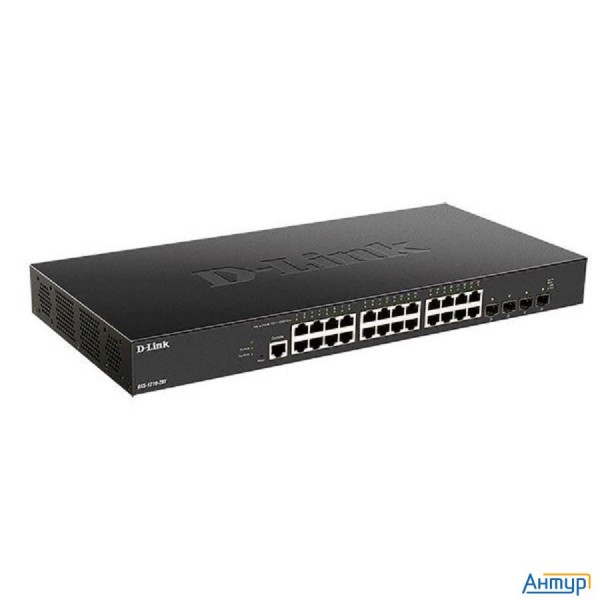 D-link Dxs-1210-28t/a1a Proj Настраиваемый L2+ коммутатор с 24 портами 10gbase-t и 4 портами 25gbase