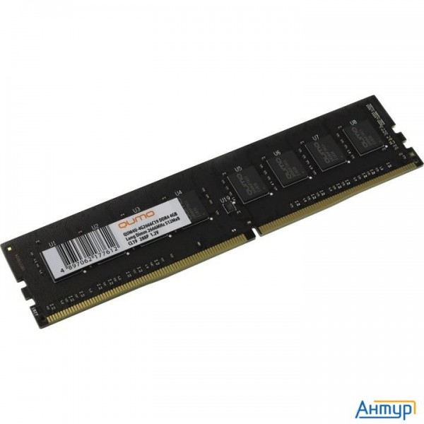 Qumo Ddr4 Dimm 4gb Qum4u-4g2666c19 (pc4-21300, 2666mhz)