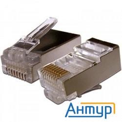 Gembird  коннектор кат 5, экранированный Rj45 Ftp8p8c(100 шт. в уп.)