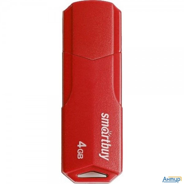 Smartbuy Usb Drive 4gb Clue Red (sb4gbclu-r)