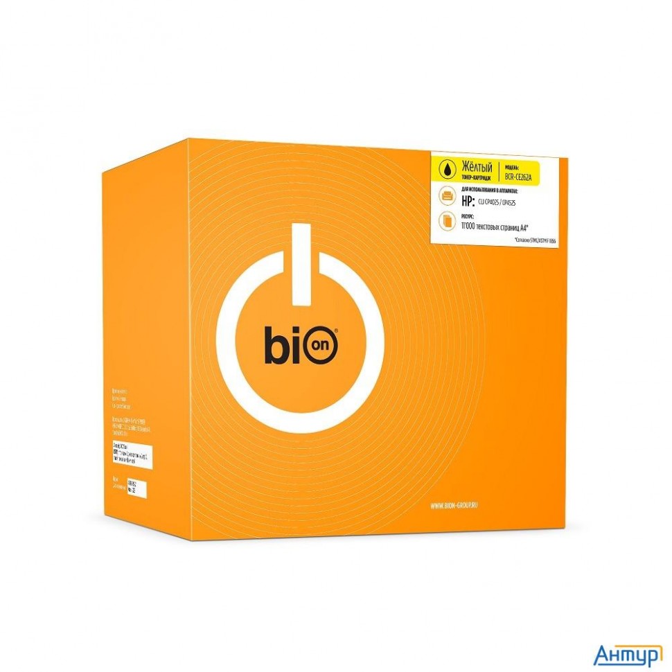 Bion  Bcr-ce262a  Картридж для Hp {color Laserjet Enterprise Cp4025n/cp4025dn/cp4525n/cp4525dn/cp452