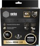 Кабель аудио-видео Cactus Cs-hdmi.2-3 Hdmi (m)/hdmi (m) 3м. Позолоченные контакты черный