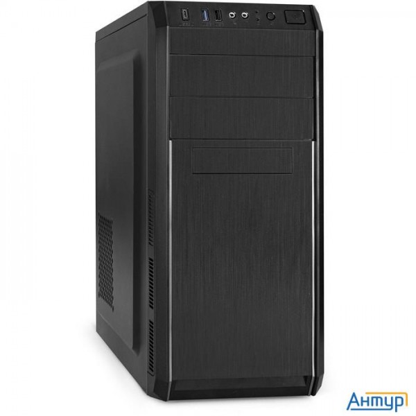 Exegate Ex287365rus Корпус Miditower Exegate Xp-334uc (atx, без БП, 1*usb+1*usb3.0+1*typec, аудио, ч