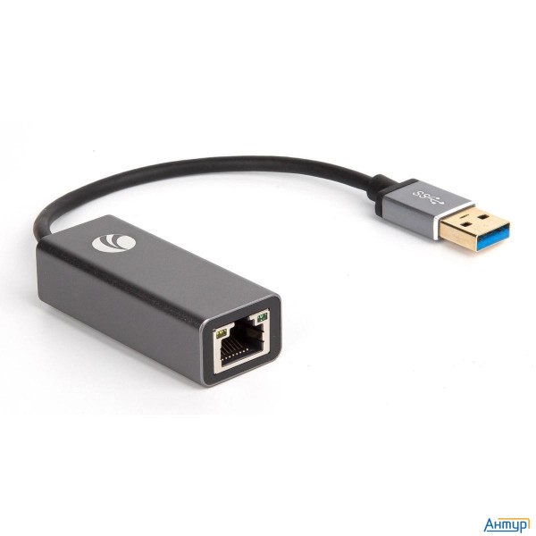 Vcom Du312m Кабель-переходник Usb 3.0 (am) --> Lan Rj-45 Ethernet 1000 Mbps, Aluminum Shell, Vcom <d