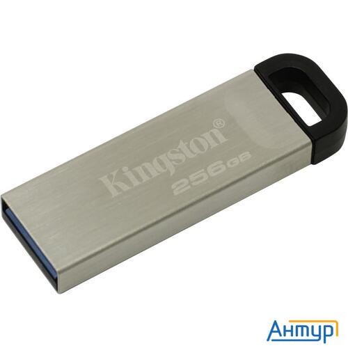 Kingston Usb Drive 256gb Datatraveler Kyson Dtkn/256gb Usb3.1 серебристый/черный