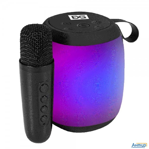 Exegate Ex294944rus Караоке-система Bro 310 (10Вт, 80-15000Гц, Bluetooth, Li-ion, 1200mah, Fm 87.5mh
