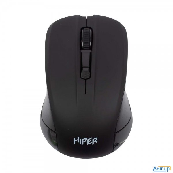 Мышь Hiper беспроводная Homw-101-bt {1600dpi, черный, 4кнп}
