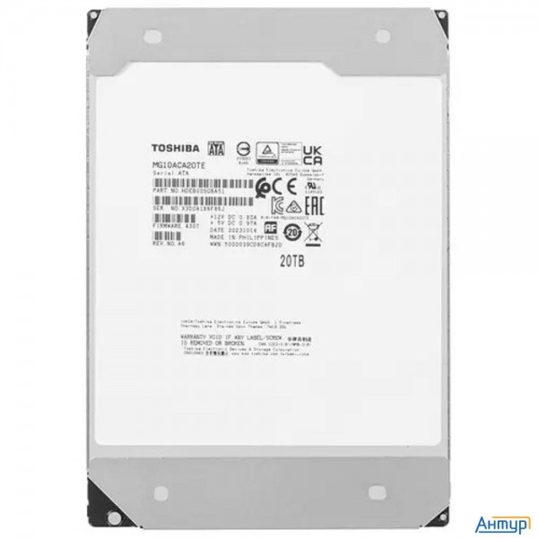 20tb Toshiba Server (mg10aca20te) Sata, 7200 Rpm, 512mb Buffer, 3.5"}