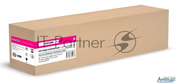 Картридж лазерный Cactus Cs-spc360em 408186 пурпурный (6000стр.) для Ricoh Sp C360dnw/sp C360snw/sp