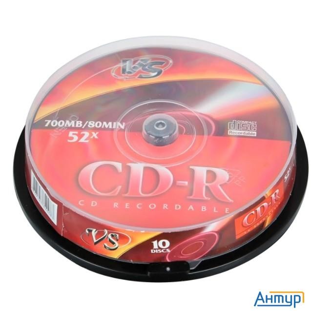 Диски Vs Cd-r 80 52x Cb/10
