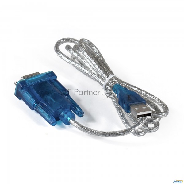 Кабель-адаптер  Exegate Ex284951rus Usb 2.0-rs232 Exegate Ex-uas-1.2 (am/db9m, 1,2м, крепеж разъема