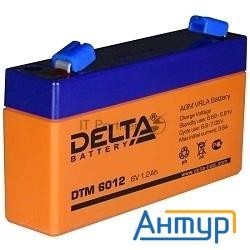 Батарея Delta Dtm 6012 (1.2 А\ч, 6В) свинцово- кислотный аккумулятор