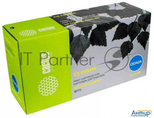 Тонер-картридж Cactus Cs-ce342a желтый (16000 стр.) для Hp Color Laserjet M775
