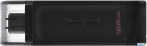 Флеш Диск Kingston 128gb Datatraveler Dt70 <dt70/128gb>, Usb-c 3.2 Gen 1