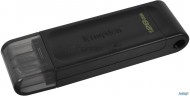 Флеш Диск Kingston 128gb Datatraveler Dt70 <dt70/128gb>, Usb-c 3.2 Gen 1