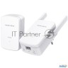 Комплект гигабитных Wi-fi адаптеров Mercusys Powerline Av1000 Powerline Kit With 300mbps Wi-fi, Plug